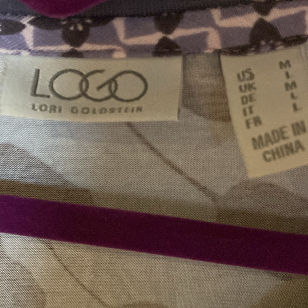 Logo Lori Goldstein Mixed-Patchwork-Print Boho Fl… - image 3